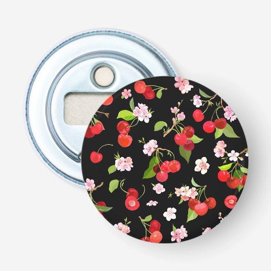 Kersenpatroon 2 button flesopener (Voorkant)