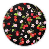 Kersenpatroon 2 keramische knop (Voorkant)