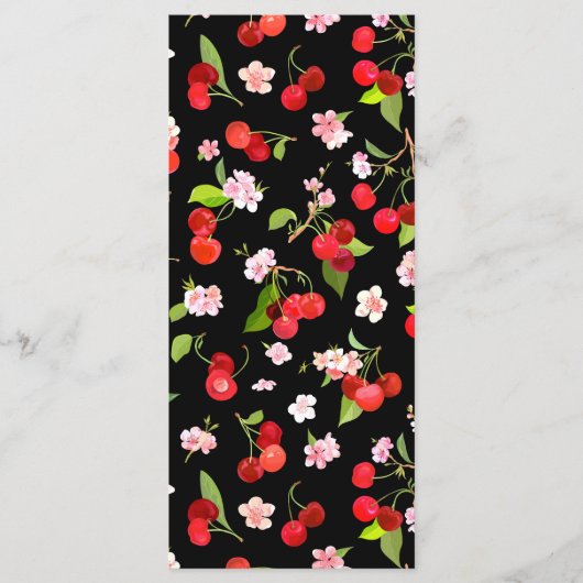 Kersenpatroon 2 menu (Voorkant)