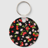 Kersenpatroon 2 sleutelhanger (Voorkant)
