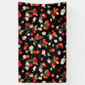 Kersenpatroon 2 spandoek (Verticaal)