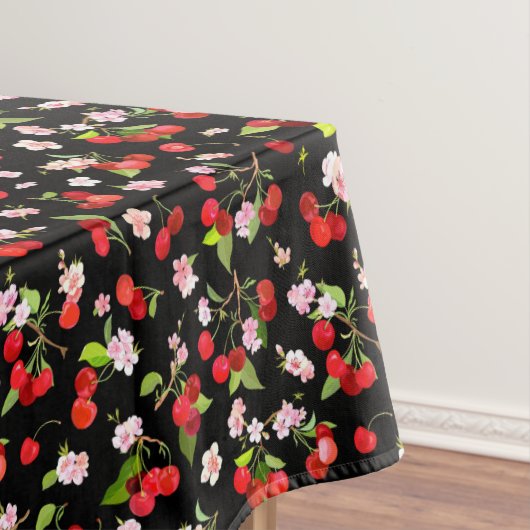 Kersenpatroon 2 tafelkleed (Voorbeeld)
