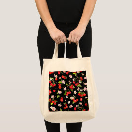 Kersenpatroon 2 tote bag