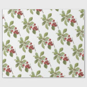 Kersenpatroon Cadeaupapier (Vlak)