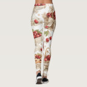 Kersenpatroon Leggings (Achterkant)