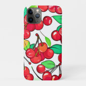 Kersenpatroonontwerp Case-Mate iPhone Case (Achterkant)