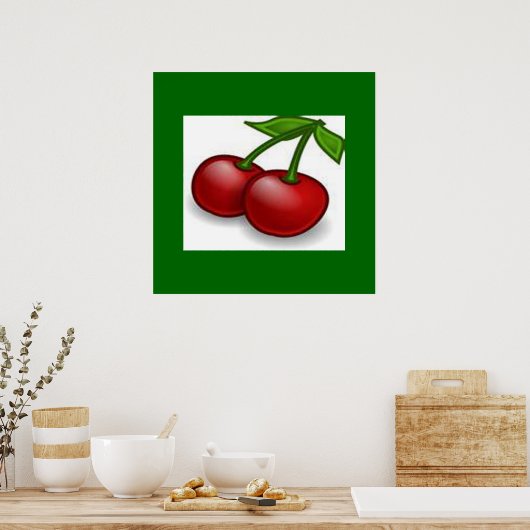 Kersenprint Poster (Keuken)