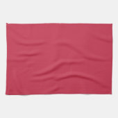 Kersenrode handdoek voor uw keuken (Horizontaal)