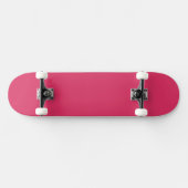 Kersenrode Skateboard Moderne Strakke Ontwerp (Horizontaal)