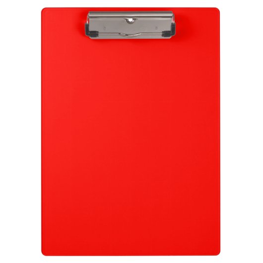 Kersenrood (effen kleur)  klembord (Voorkant)