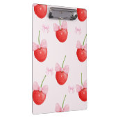 kersenrood en roze terug naar school klembord (Rechts)