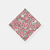 Kersensbloesem in roze en munt servet (Hoek)