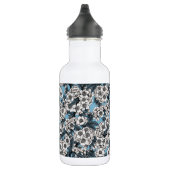 Kersensbloesem in wit en blauw waterfles (Rechts)