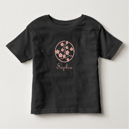 Kersensbloesem, minimalisme, roze kinder shirts