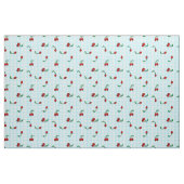 kersenslagen op gingham stof (Fat Quarter)