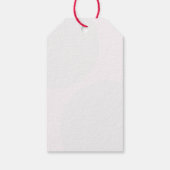 Kersensuiker Bruiloftsfeest Cadeaulabel (Achterkant)