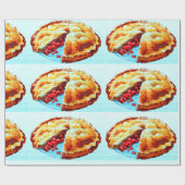 kersentaart cadeaupapier (Vlak)