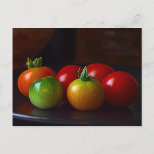 kersentomatos briefkaart (Voorkant)