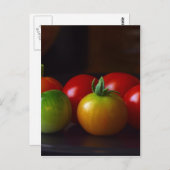 kersentomatos briefkaart (Voorkant / Achterkant)