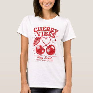 Kersentrillingen Retro Grafische T-shirt