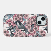 Kersentuin iPhone 15 Case (Achterkant horizontaal)