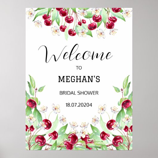 Kersenvrijgezellen Bruiloftsuitje Poster (Voorkant)