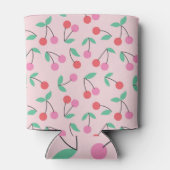 Kersenvruchten: schattig naadloos ontwerp. blikjeskoeler (Achterkant)