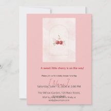 Kersje Baby Shower, Bewerkbaar