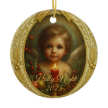 Kersnacht 2025 – Engel Aandenken Ornament