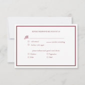 Kerspaarse Roos RSVP (Achterkant)