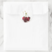 kersrijp ronde sticker (Tas)