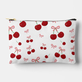 Kersrode lint naadloos patroon Cute Fruit Desi Etui