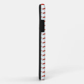 kersrode vis op wit patroon Case-Mate iPhone case (Achterkant/rechts)