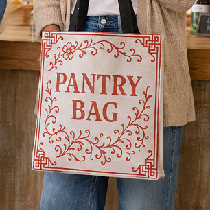 "KERSROOD" BROODTAS CHINOISERIE TOTE BAG