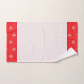 Kersrood Met Mandala's Bad Handdoek (Handdoek)