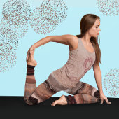 Kersrood, roze marmer   leggings