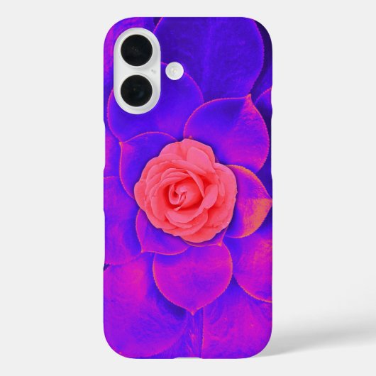 Kersroze Roos iPhone Hoesje (Achterkant)