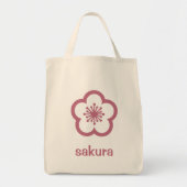 Kersroze Sakura-bloesem Tote Bag (Voorkant)
