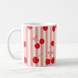 Kerssenlint Streep Koffiemok