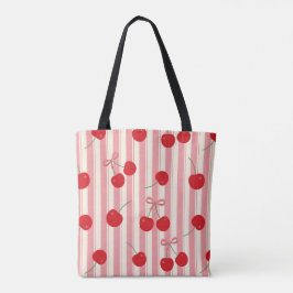 Kerssenlint Streep Tote Bag