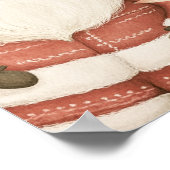 Kerst 1e Verjaardag Poster Teken voor Jongens Wint (Hoek)