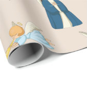 Kerst 2020 Baby en ouders Cadeaupapier (Rol Hoek)