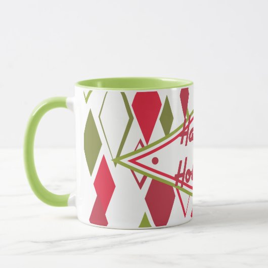 Kerst 2020 Retro Koffie Mok (Links)