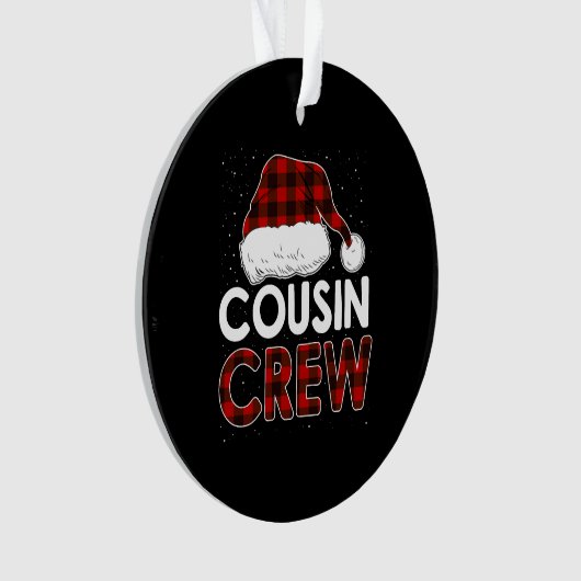 Kerst 2021 neef Crew Ornament (voorkant)
