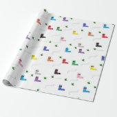 Kerst 2022 Design Cadeaupapier (Uitgerold)