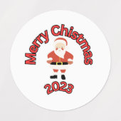 Kerst 2023 Meerdere Stickers (Design 1)