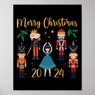 Kerst 2024 Clara en Notenkraker Ballet Pajama Poster