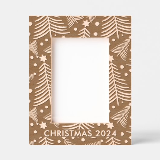 Kerst 2024 Keepsake Gegraveerde Lijstjes (Voorkant)
