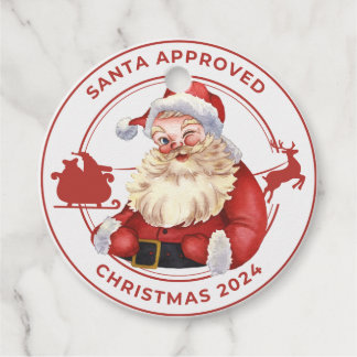 Kerst 2024 - Santa Approved Gift Label