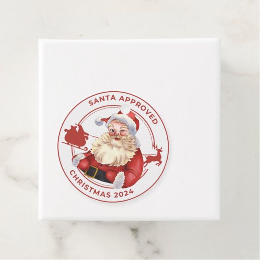 Kerst 2024 - Santa Approved Gift Label (In situ)
